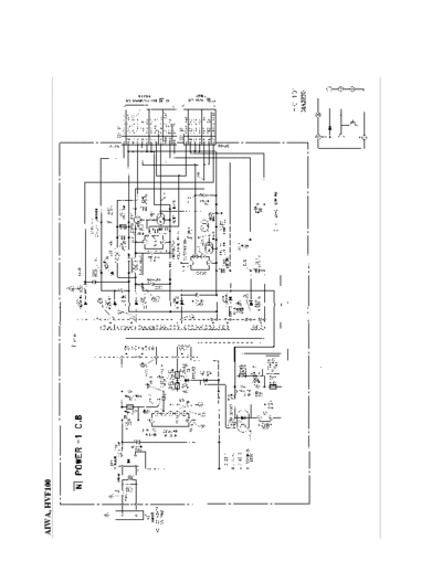AIWA HVF100 Power Supply schematic.